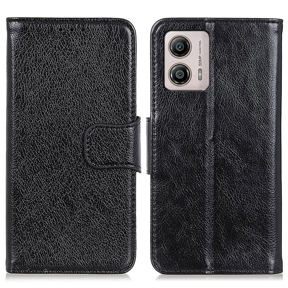 For Motorola Moto G53 5G G13 4G G23 4G Nappa Texture Phone Wallet Case Split Leather Anti-drop Stand Phone Cover For Motorola Moto G53 5G G13 4G G23 4G Nappa Texture Phone Wallet Case Split Leather Anti-drop Stand Phone Cover
